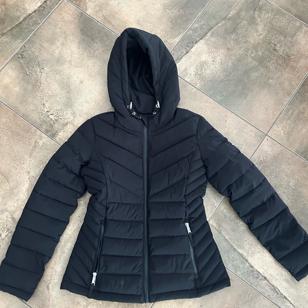 Women's Black Hooded Jacket